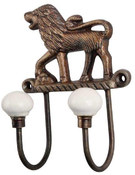 Antique Lion Iron Decorative Hooks