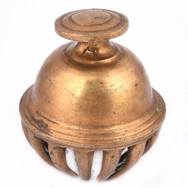 Brass Elephant Bell, Color : Golden