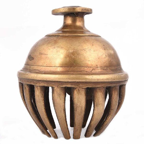 Brass Elephant Claw Bell, Color : Golden