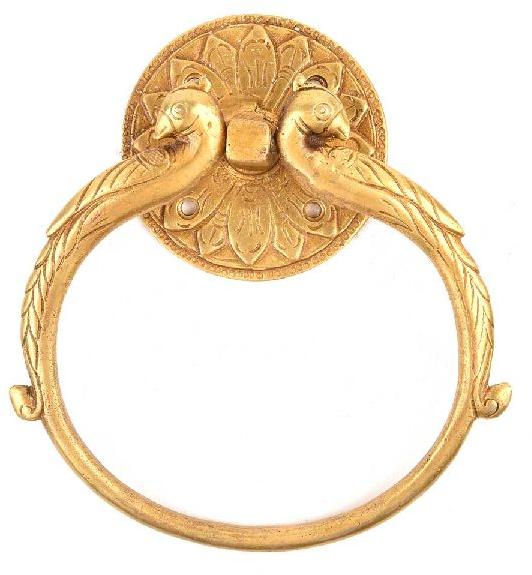 Brass Peacock Shape Towel Ring/Door Handle