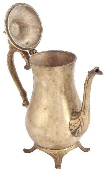 Brass Teapot Vintage Pitcher, Color : Golden