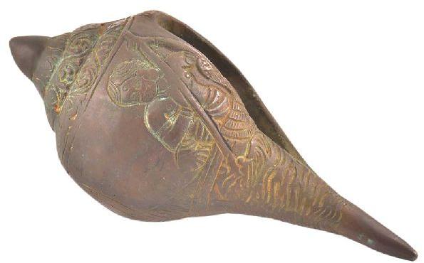 Bronze Blowing Conch Shankh