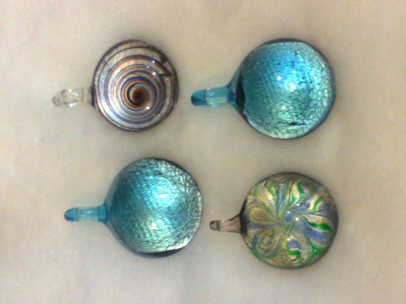  Colorful Glass pendants, Occasion : Party