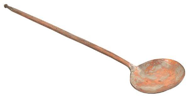 Copper Ladle Or Serving Spoon, Size : 16.90
