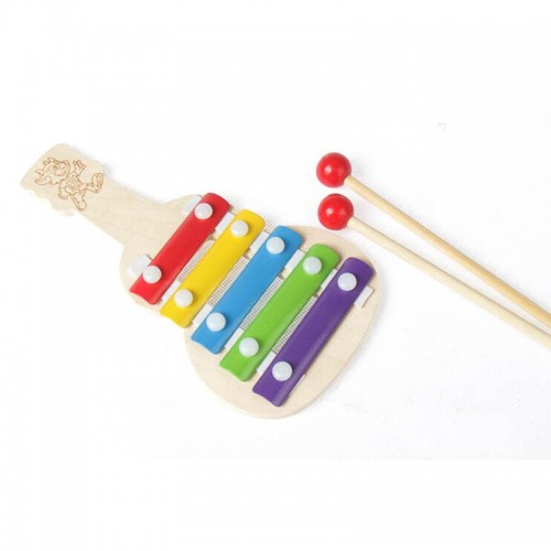 Eco Friendly Guitar Shaped Xylophone Toy, Color : Multicolor