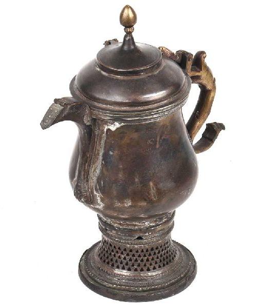 Brass Handmade Copper Samovar Teapot, Color : Multicolor
