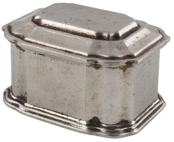 Octagonal Metal Small Jewellery Box