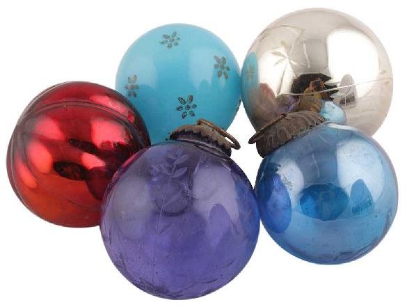 Set of 5 Pieces Christmas Ornament, Size : 2.50
