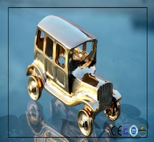 Gold Plated Vintage Car Statue