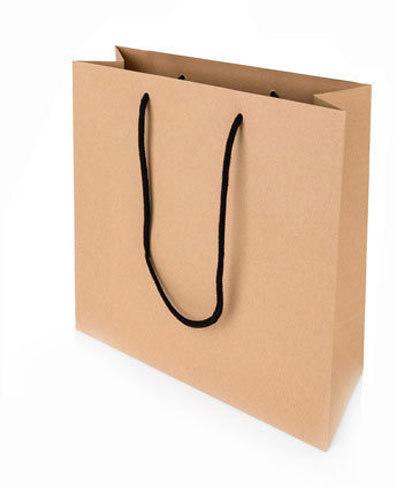 Plain Shopping Paper Bag, Style : Handled