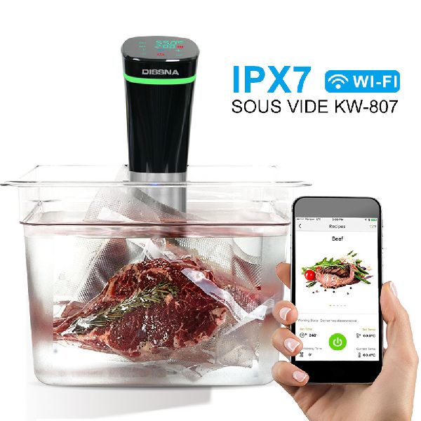 Immersion Circulator thermal Sous Vide Machine Precision Slow Cooker Meat 