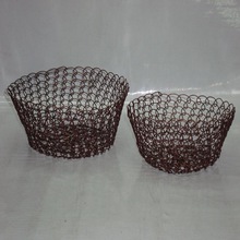 Iron wire mesh basket