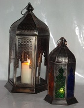 Hi-tech Metal moroccan candle lamps