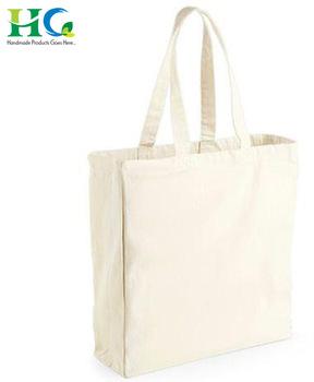 eco friendly cotton canvas carrier bag