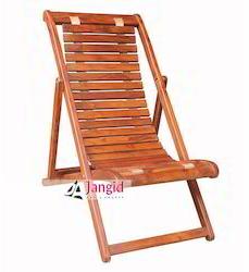 Wooden Deck Resting Chair