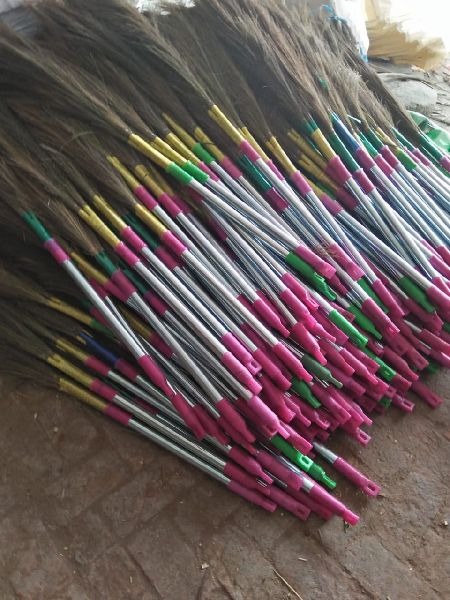 3G steel Pipe Grass Broom, for Cleaning, Feature : Long Lasting