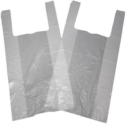 PVC vest carrier bags, for Shopping, Grocery, Promotion, Pattern : Plain