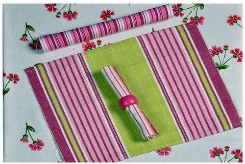 Rectangle Striped Cotton Table Mats
