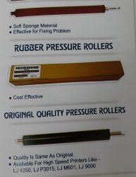 Soft hard COMPATIBLE Pressure Roller, Feature : Orignal