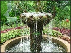 garden waterfall fountain