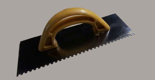  Steel 4mm Notched Trowel, Shape : Rectangular