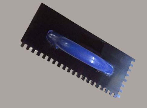  Rectangular Steel 6mm Notched Trowel