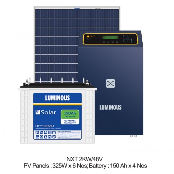 2 KW Solar Off Grid Combo Set