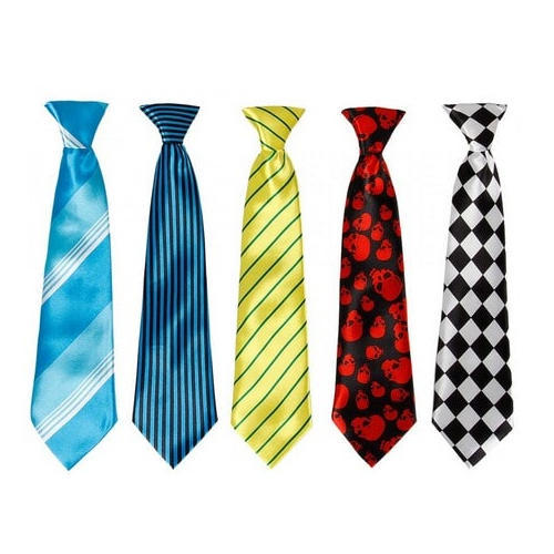 printed silk neck ties