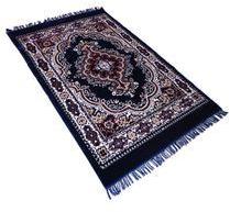 India Furnish Blue Velvet Carpets, Size : 4x7