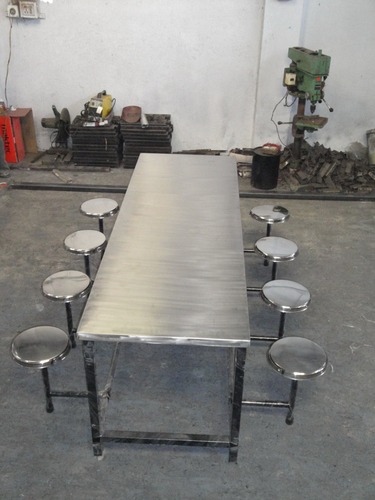 Stainless Steel SS Dining Table