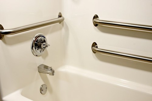 Non Polished Brass bathroom grab bar, Feature : Corrosion Proof, Easy To Fit, Fine Finished, High Quality