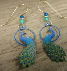 Non Polished Alloy Steel Peacock Earings, Feature : Durable, Fine Finished, Good Quality, Light Weight