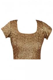 Plain Chiffon Sequined blouses, Occasion : Casual Wear, Party Wear, Wedding Wear