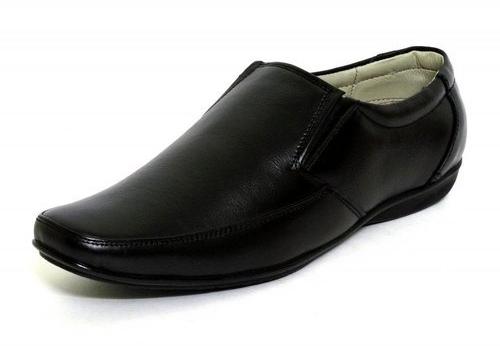 Eva Mens Formal Leather Shoes, Color : Black