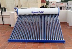 Non Pressurized Solar Water Heater, Pipe Material : Copper
