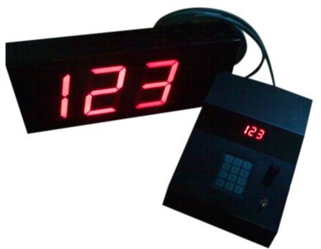 Wall Mounted Rectangle LED Token Display