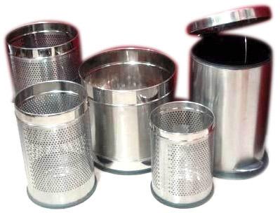 GLS stainless steel dust bins