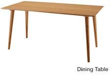 Rectangle Bamboo Dining Table, For Dinner, Pattern : Dotted,  Painted,  Plain