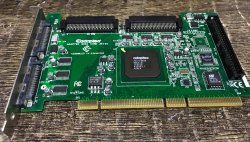 green Adaptec SCSI Card