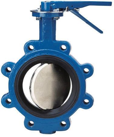 Carbon Steeel butterfly valves, Color : Blue, Red, Sky Blue