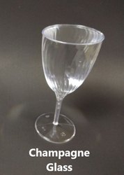 Polished Champagne Flute Glasses, for Decoration, Gifting, Beer, Champion, Length : 0-10Inch, 10-20Inch