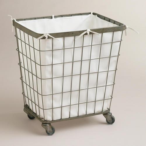 Ever Fresh Stainless Steel bathroom laundry basket, for Home, Hotel