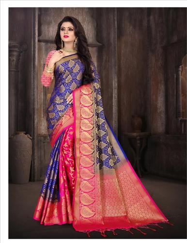 Jacquard Silk Patli Pallu Style Saree