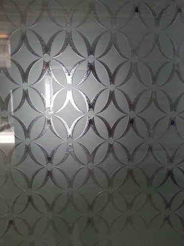 sandblasted glass