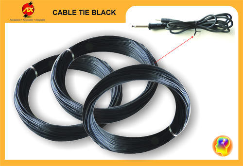 AX PVC cable tie, Color : Black