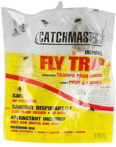 Non toxic fly trap bag