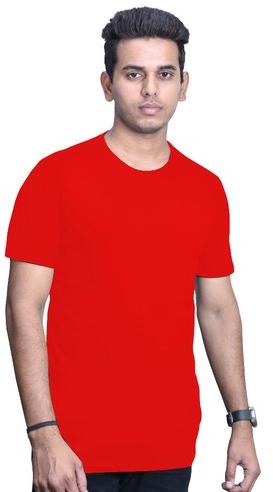 Lycra Round Neck T Shirt, Size : All Sizes