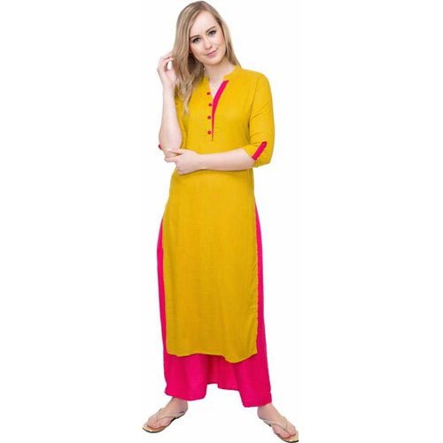 Buy Yellow Kurtis & Tunics for Women by AVAASA WORKWEAR Online | Ajio.com