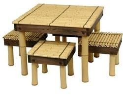Bamboo Dining Table, for Dinner, Feature : Durable,  Eco-Friendly,  Non Breakable,  Rust Proof