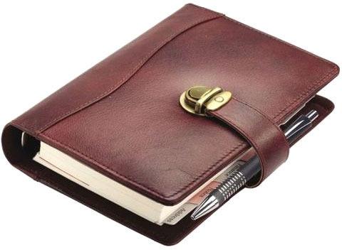  leather book cover, for Diary Protection, Color : Brown